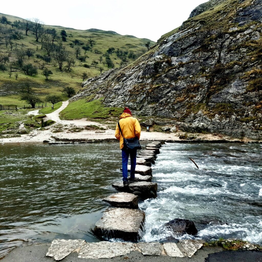 Stepping stones in Dovedale