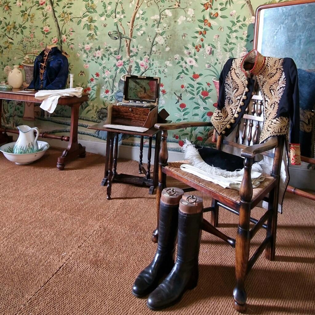 Interiors of Broughton Castle in Oxfordshire