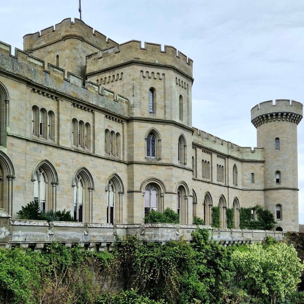 Eastnor Castle in Herefordshire, a powerful medieval fortress