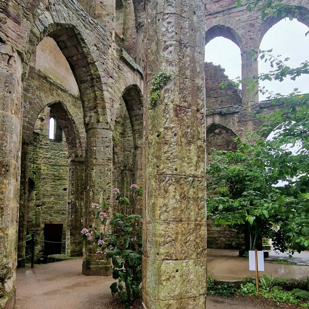 Dramatic ruins of Lowther Castle