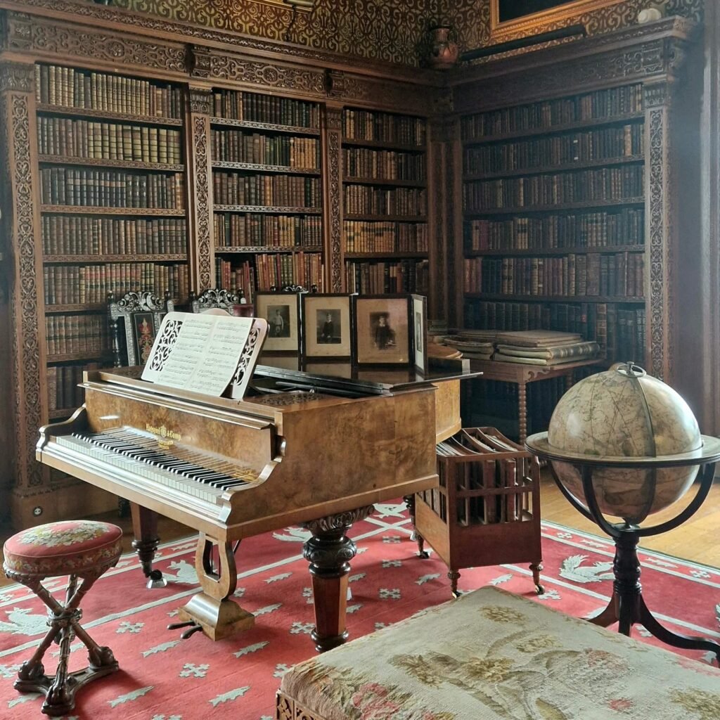Historic interiors of Charlecote House in Warwickshire