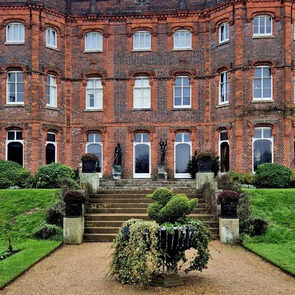 Formal gardens of Hughenden in Buckinghamshire