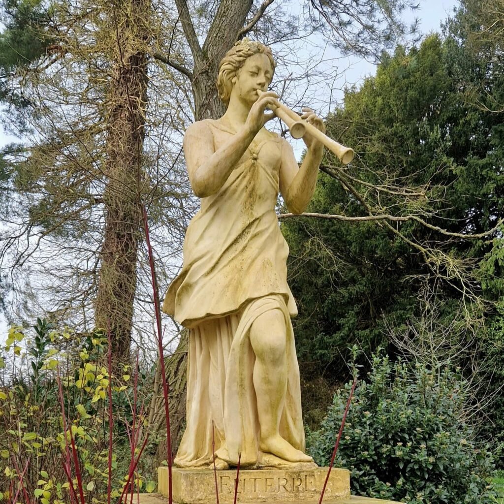 The Nine Muses at Stowe Gardens in Buckinghamshire