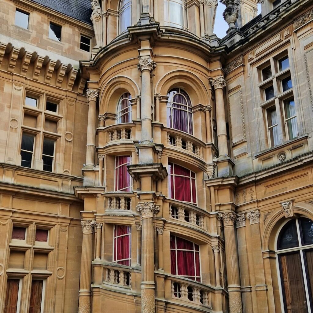 The façade of Waddesdon Manor, a French Renaissance-style château