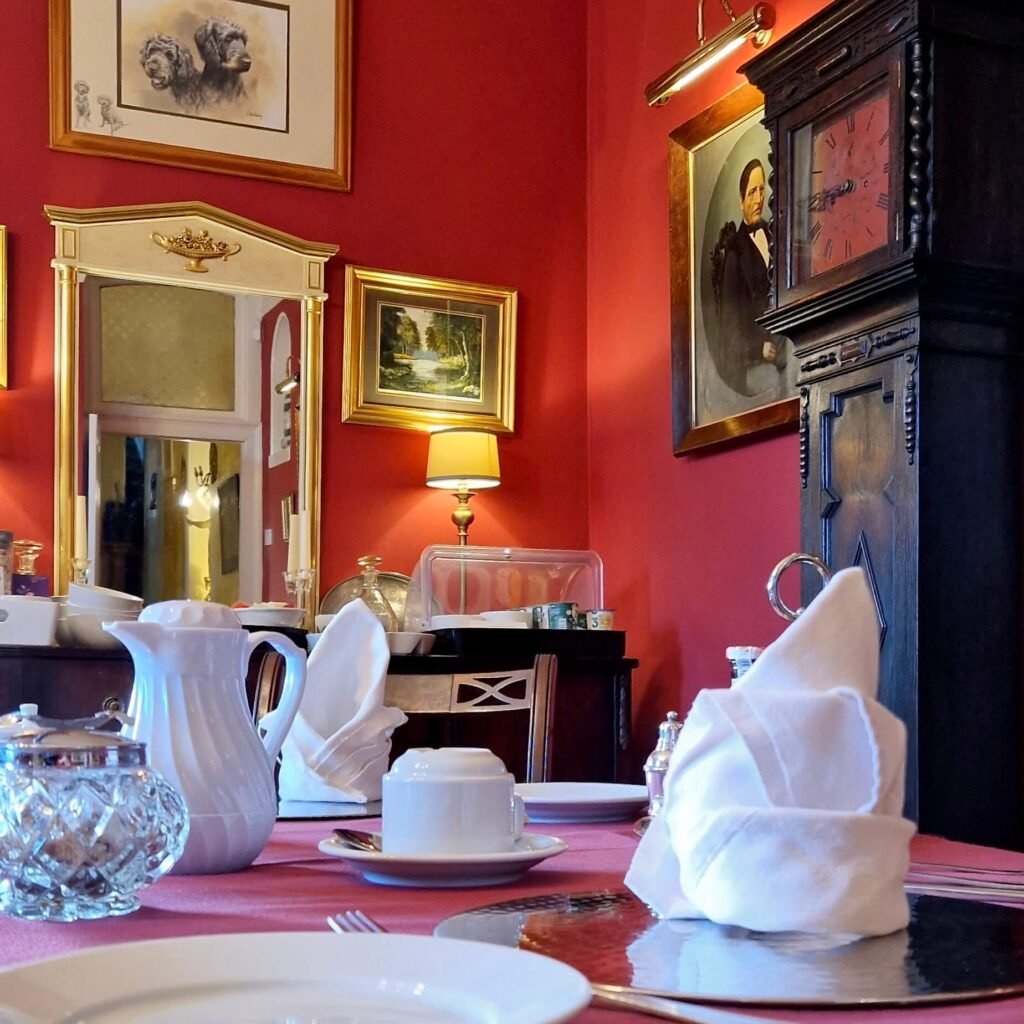 Georgian interior of Grosvenor Villa in Bath
