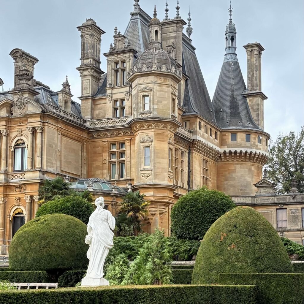 Waddesdon Manor viewed from the gardens