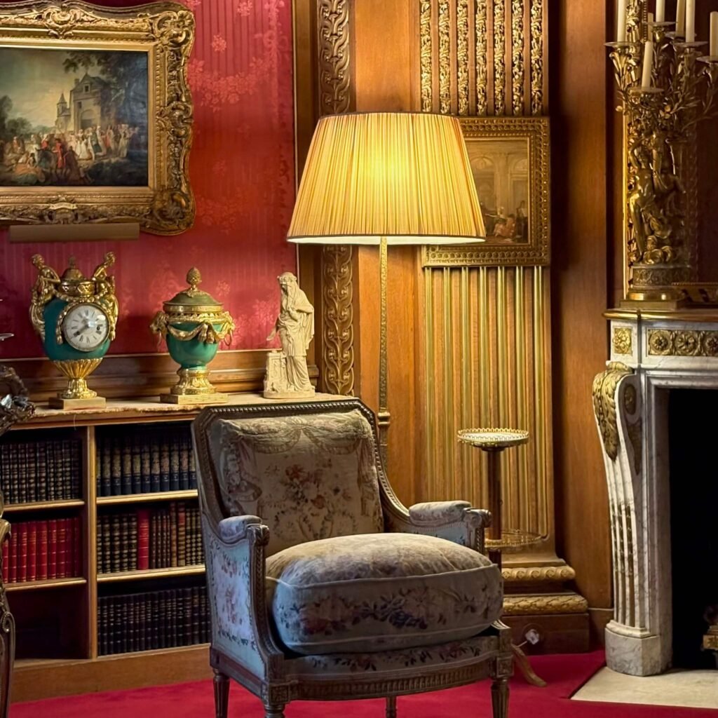 Decorative interior details at Waddesdon Manor